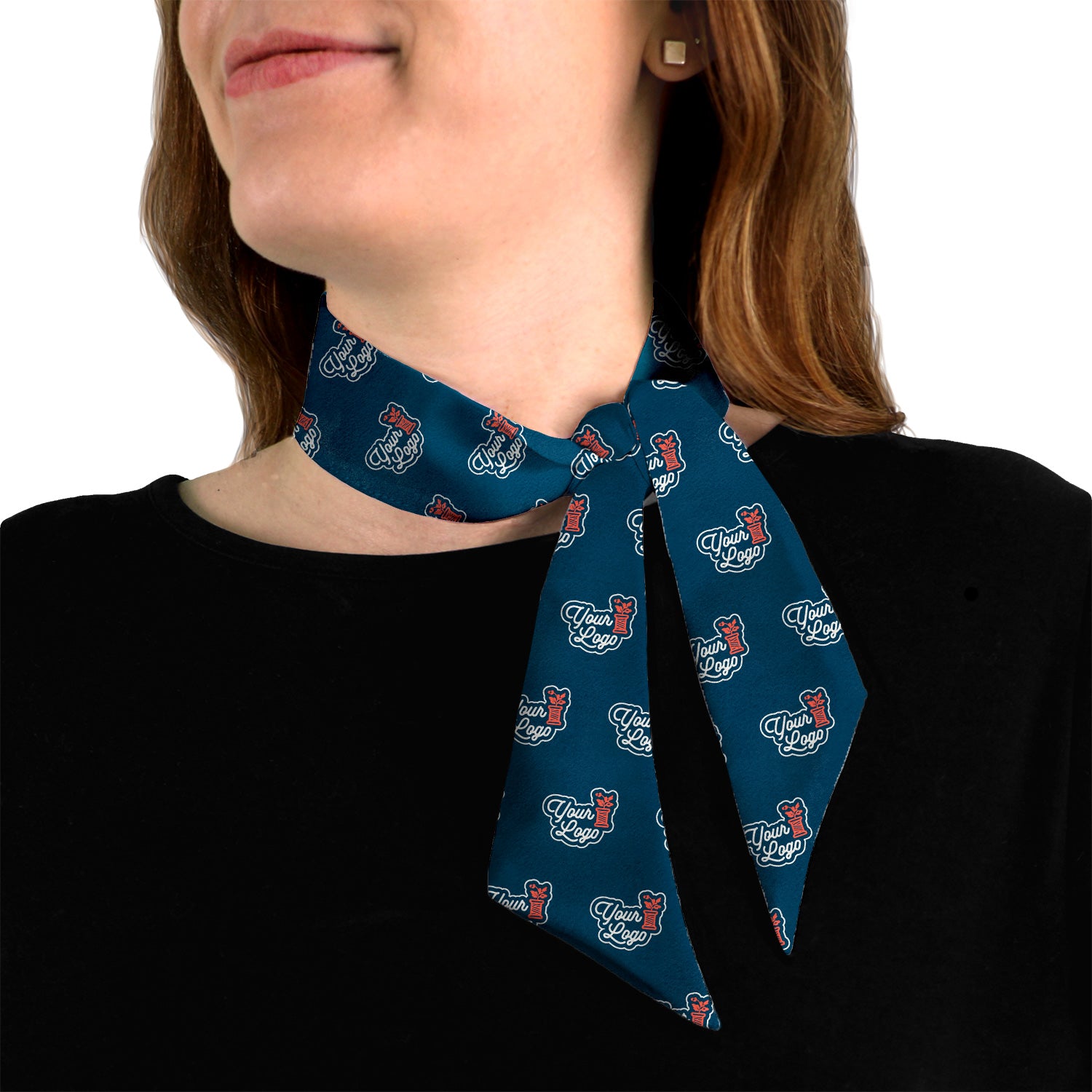 Step & Repeat 1 Hair Neck Logo Scarf - Knotty Tie Co.