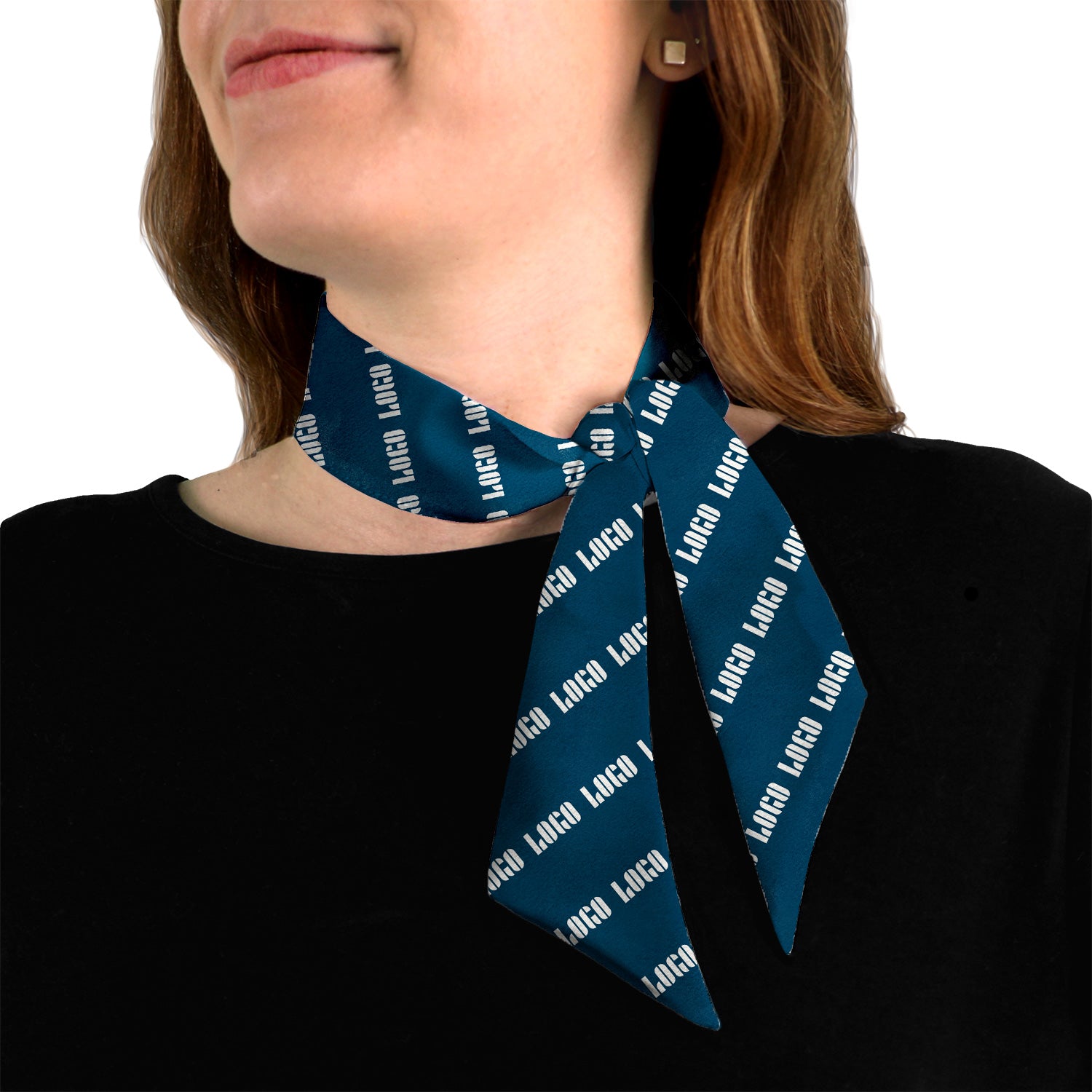 Step & Repeat 3 Hair Neck Logo Scarf - Knotty Tie Co.