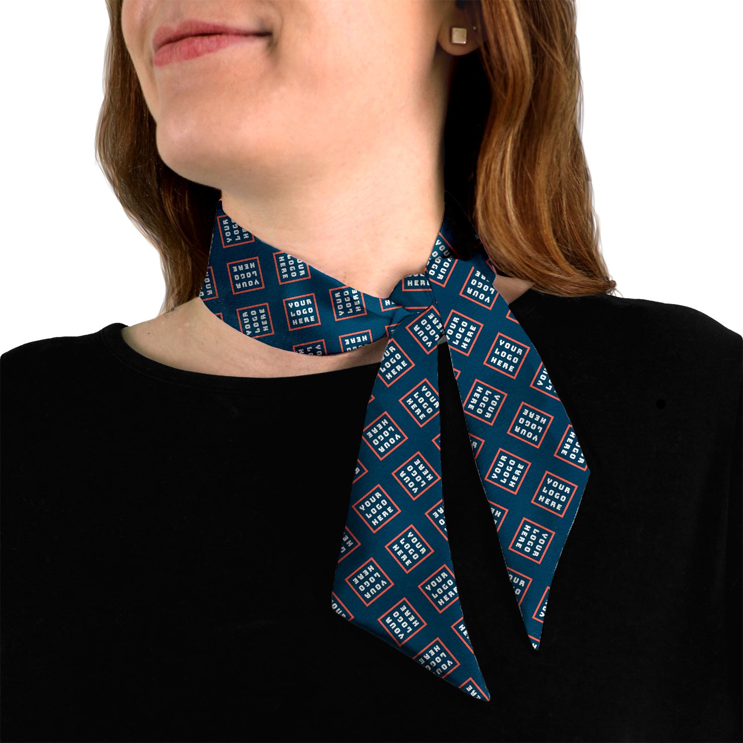 Step & Repeat 4 Hair Neck Logo Scarf - Knotty Tie Co.