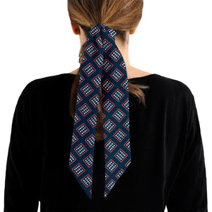 Step & Repeat 4 Hair Pony Tail Logo Scarf - Knotty Tie Co.