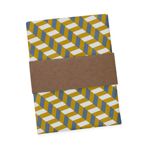 Steps Geometric Pocket Square - Packaging - Knotty Tie Co.