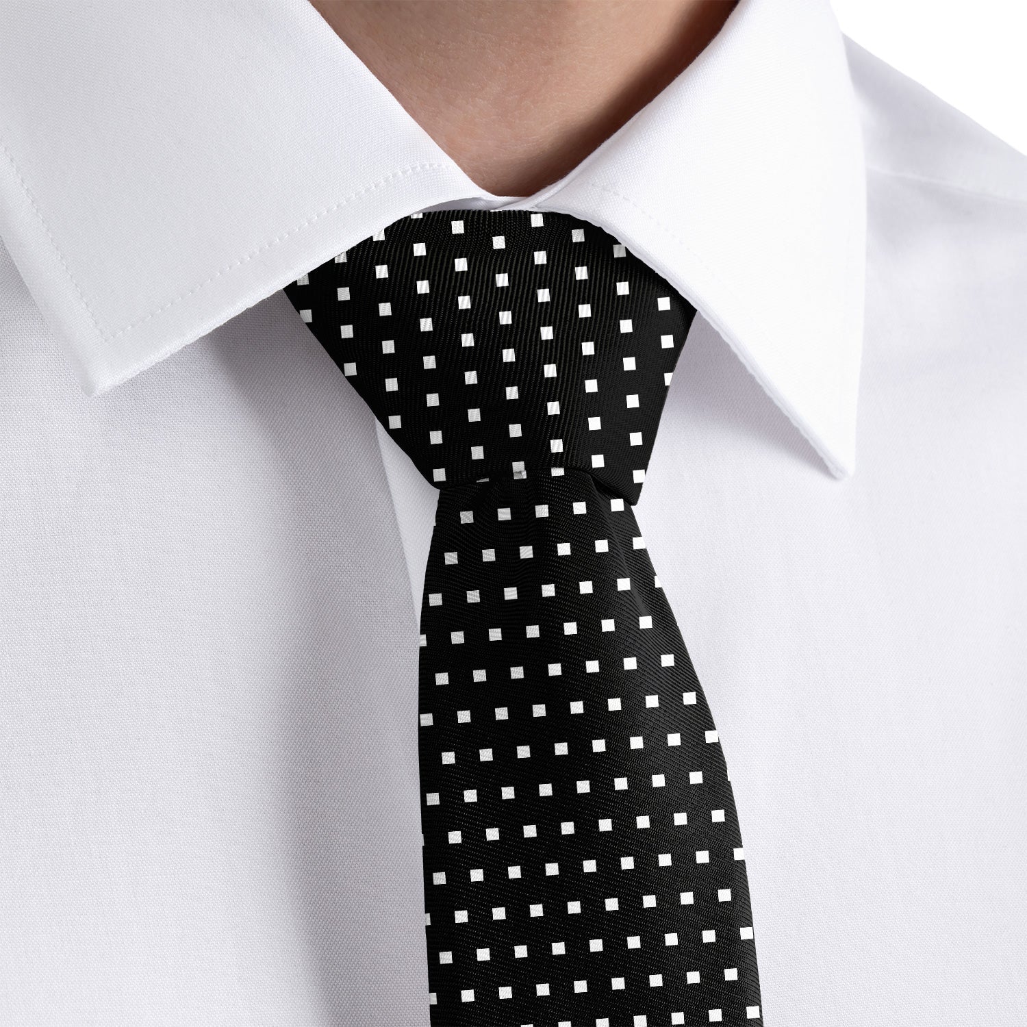 Stitch Geometric Necktie - Dress Shirt - Knotty Tie Co.