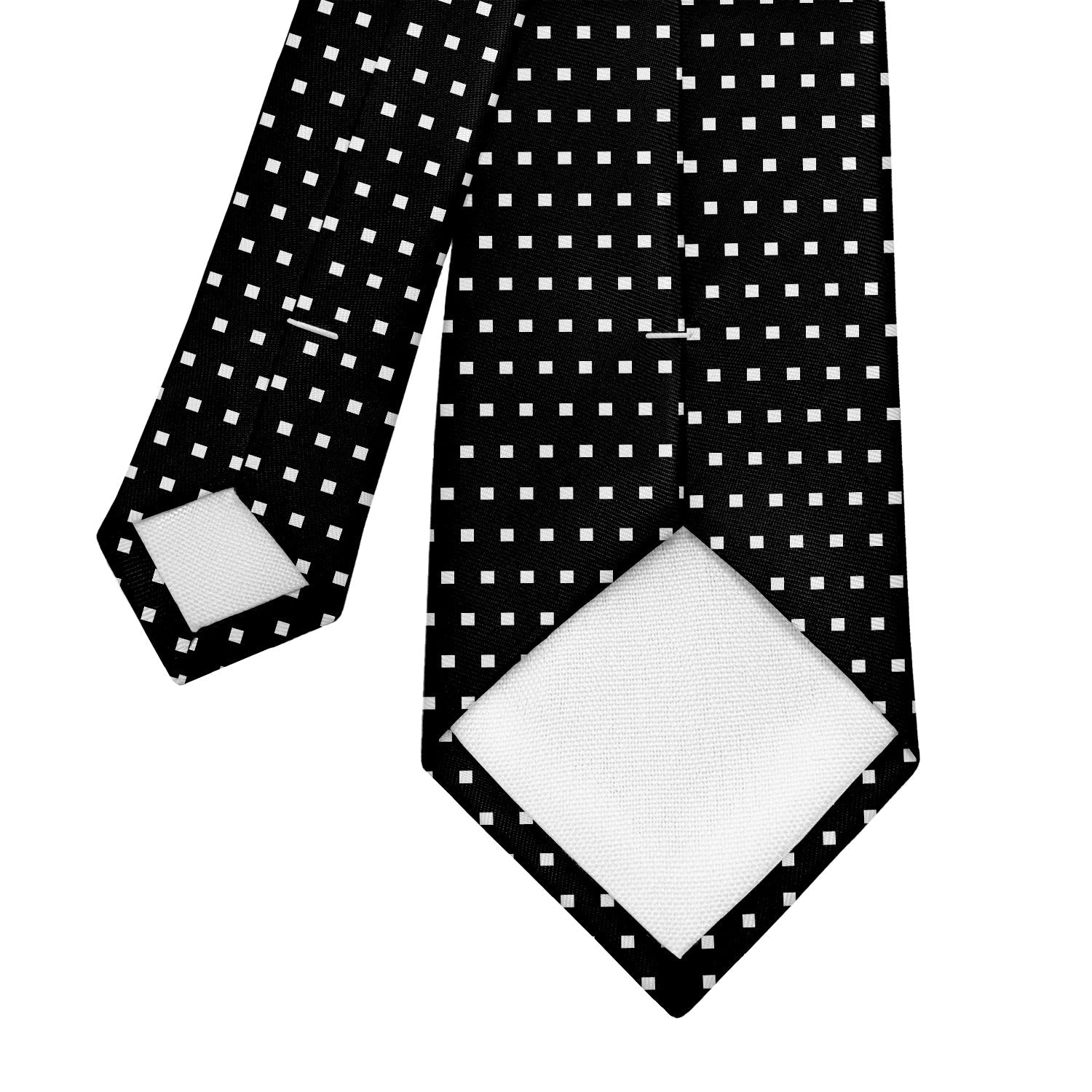 Stitch Geometric Necktie - Tipping - Knotty Tie Co.