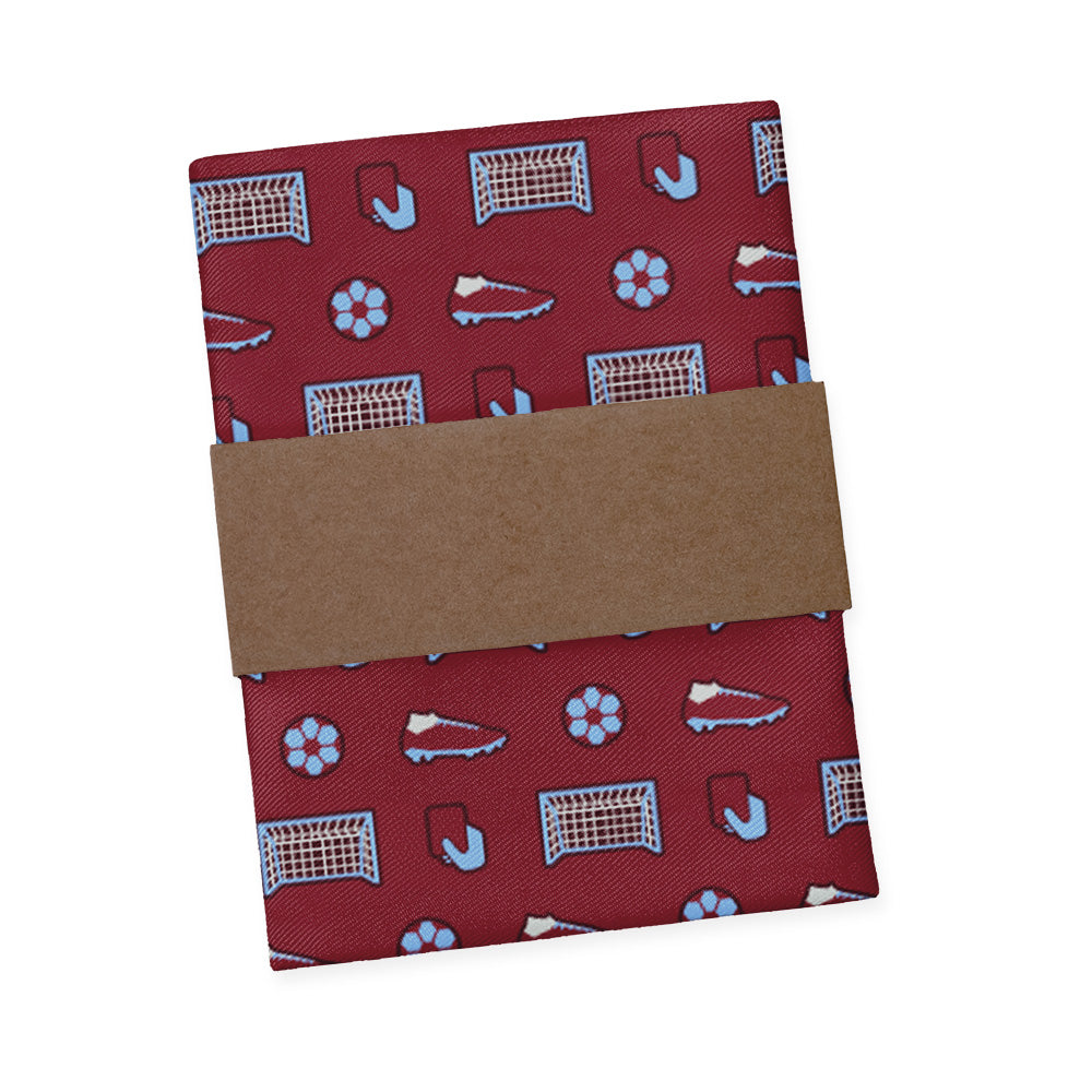 Strike It Soccer Pocket Square 8 Packaging - Knotty Tie Co.