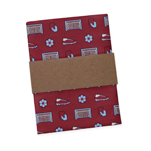 Strike It Soccer Pocket Square 8 Packaging - Knotty Tie Co.