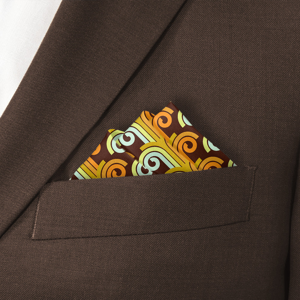 Strut & Jive Pocket Square - Stairs Fold - Knotty Tie Co.