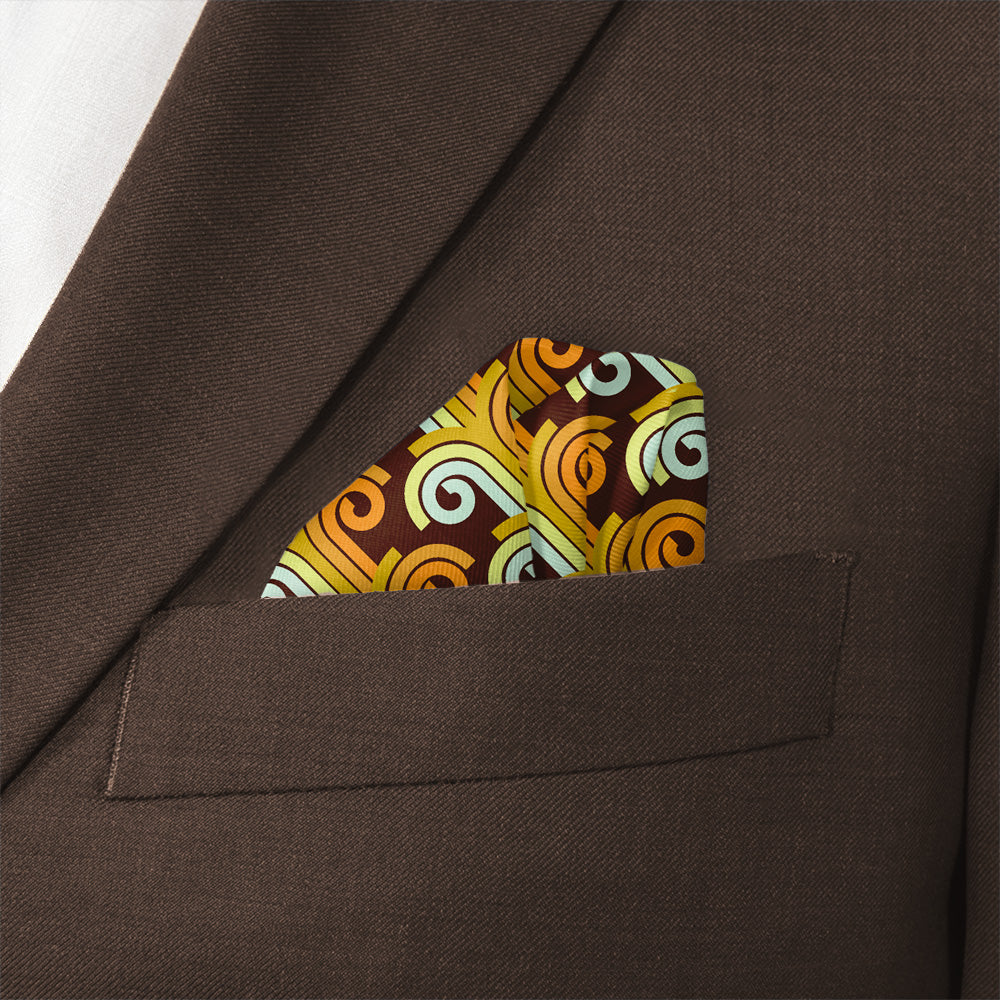 Strut & Jive Pocket Square - Wave Fold - Knotty Tie Co.