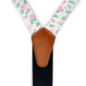 Sugar Floral Suspenders - Hardware and Strap - Knotty Tie Co.