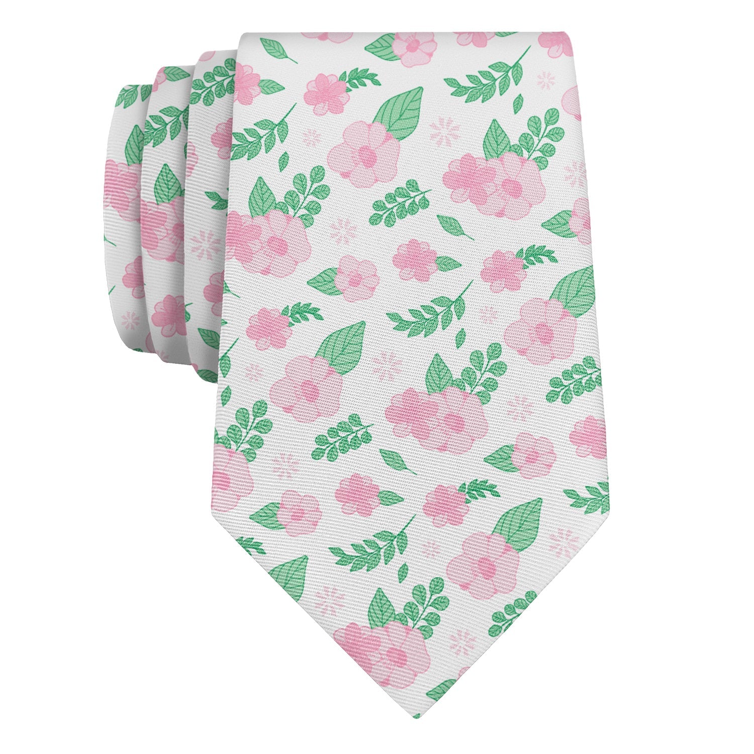 Sugar Floral Necktie - Rolled - Knotty Tie Co.