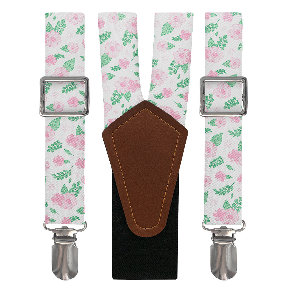 Sugar Floral Suspenders - Main View - Knotty Tie Co.