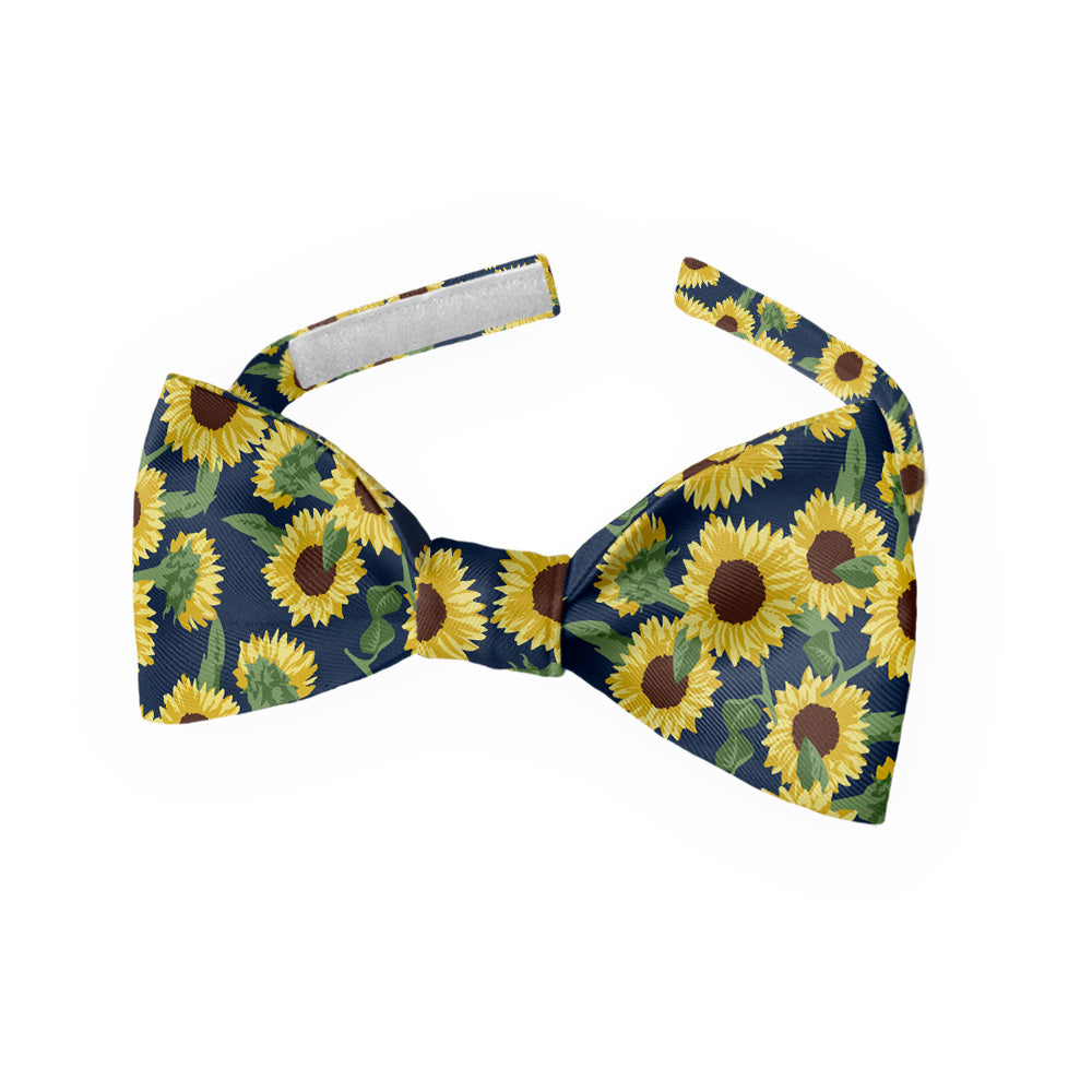 Sunflower Floral Bow Tie - Baby Pre-Tied 9.5-12.5" - Knotty Tie Co.