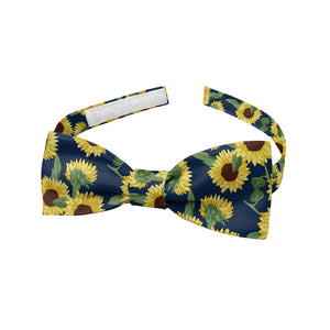 Sunflower Floral Bow Tie - Hardware - Knotty Tie Co.