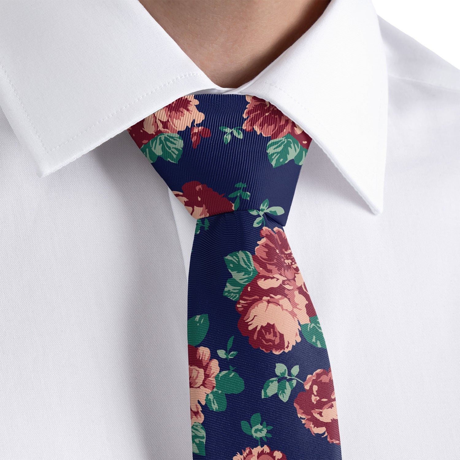 Sylvan Floral Necktie - Dress Shirt - Knotty Tie Co.