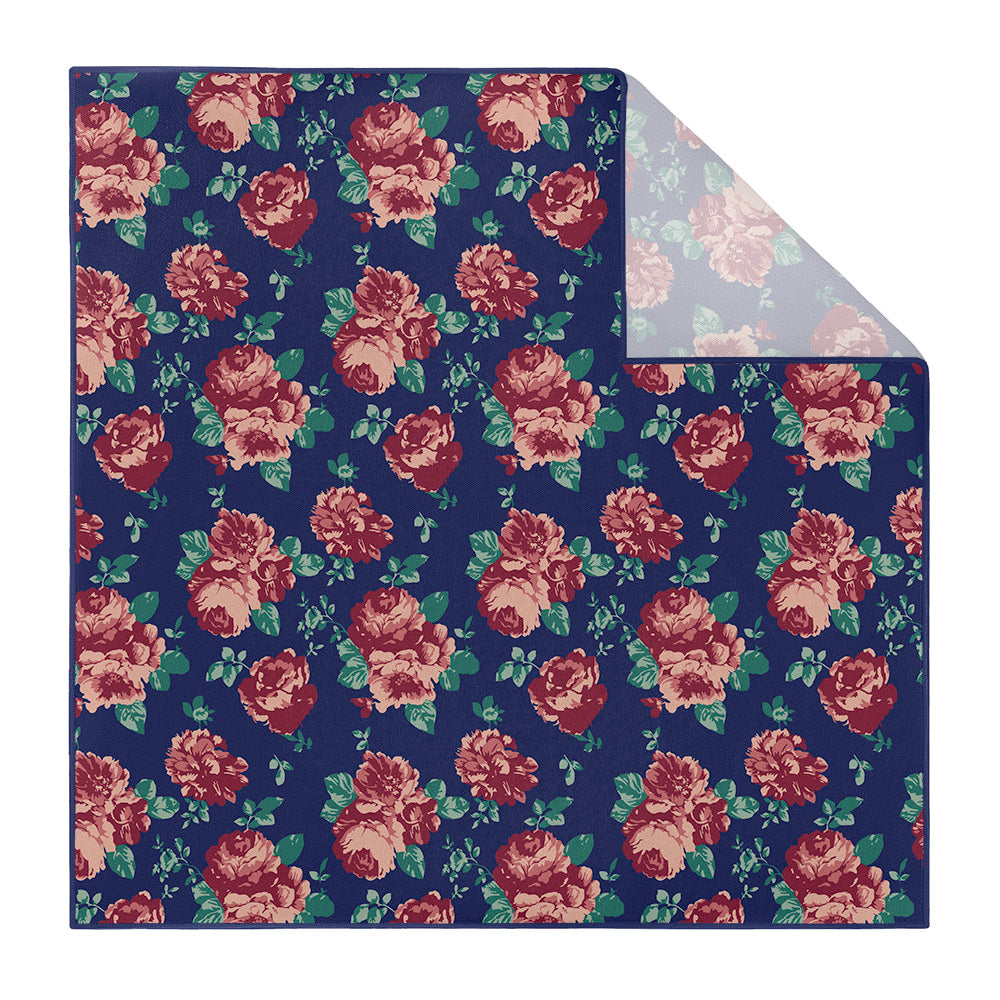 Sylvan Floral Pocket Square - Printed - Knotty Tie Co.