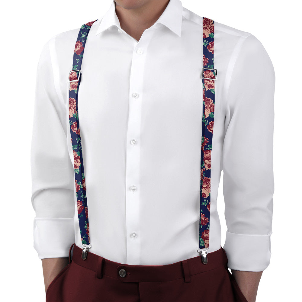 Sylvan Floral Suspenders - Main View - Knotty Tie Co.