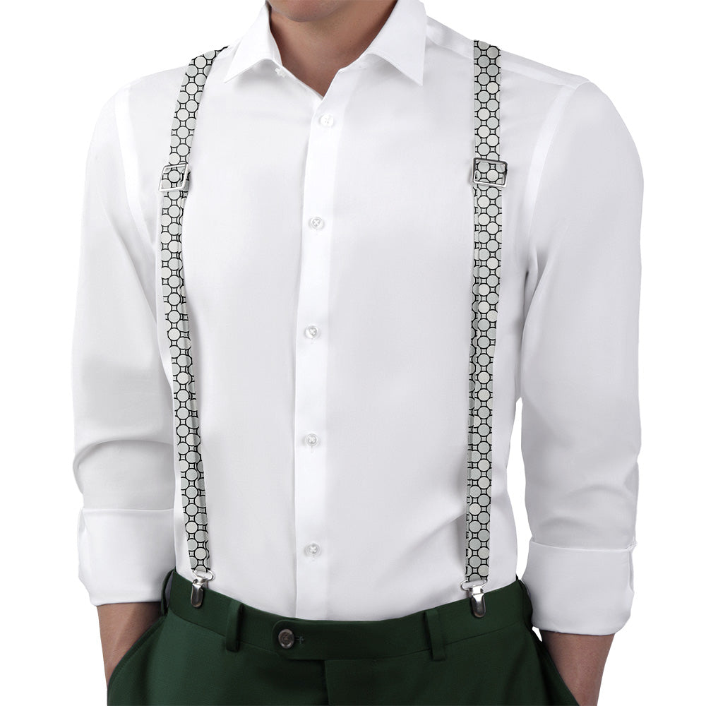 Syracuse Dots Suspenders - Main View - Knotty Tie Co.