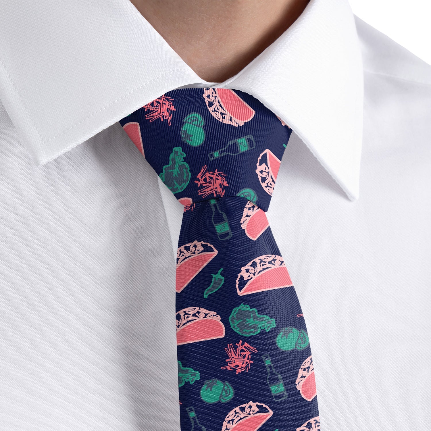 Taco Tuesday Necktie - Rolled - Knotty Tie Co.
