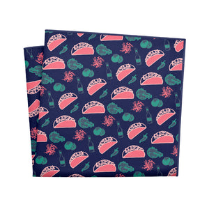 Taco Tuesday Pocket Square - 12" Square - Knotty Tie Co.