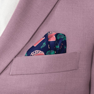 Taco Tuesday Pocket Square - Wave Fold - Knotty Tie Co.