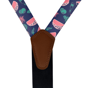 Taco Tuesday Suspenders - Vegan Leather Y-Back - Knotty Tie Co.