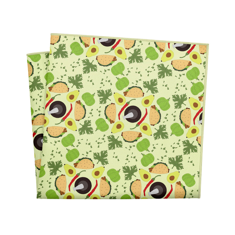 Tacos! Tacos! Tacos! Pocket Square - 12" Square - Knotty Tie Co.