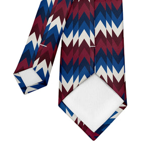 Takeoff Geometric Necktie - Tipping - Knotty Tie Co.