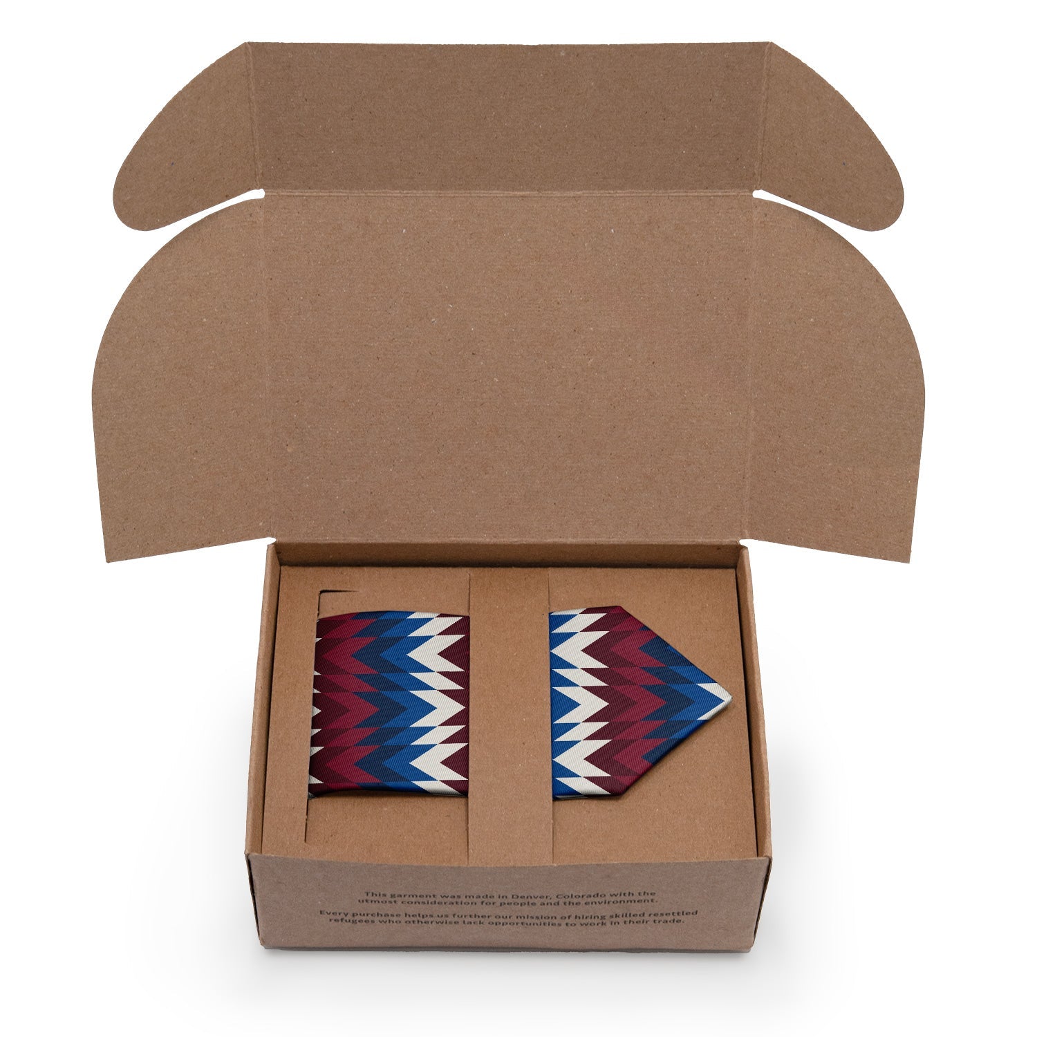 Takeoff Geometric Necktie - Packaging - Knotty Tie Co.