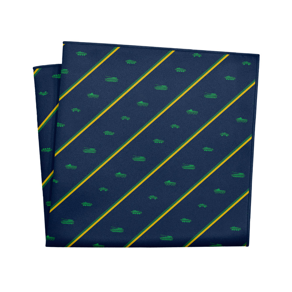 Tank You Pocket Square - 12" Square - Knotty Tie Co.