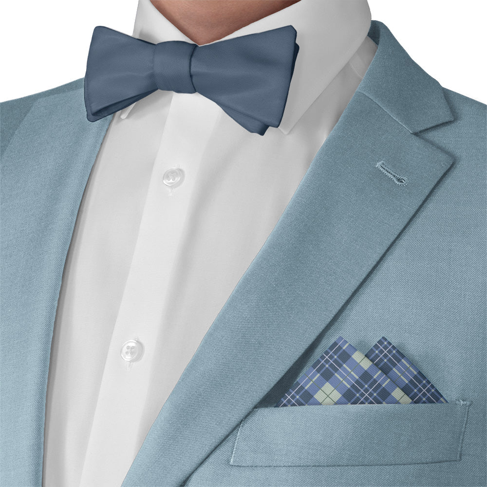 Tartan Plaid Pocket Square - Matching Bow Tie - Knotty Tie Co.