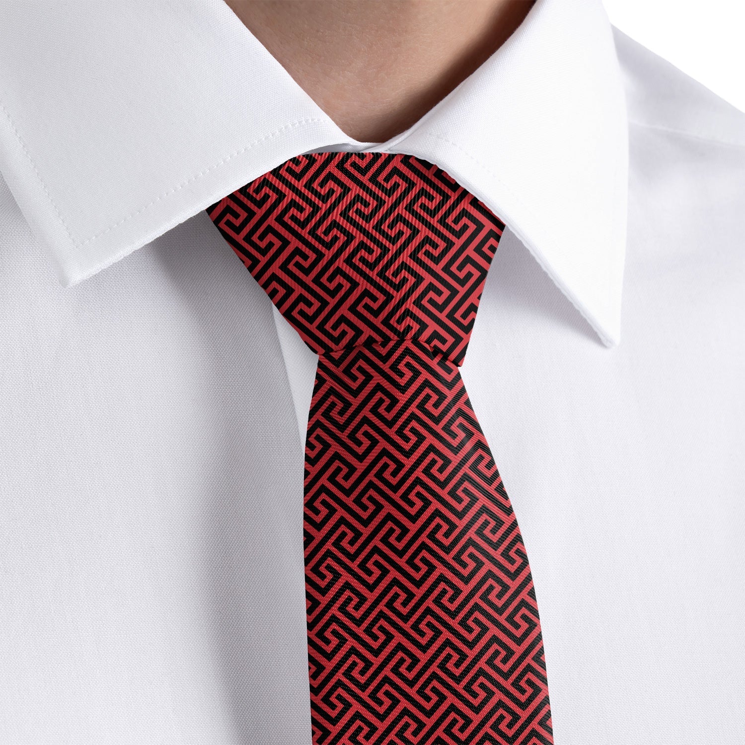 Tatami Geo Necktie - Dress Shirt - Knotty Tie Co.