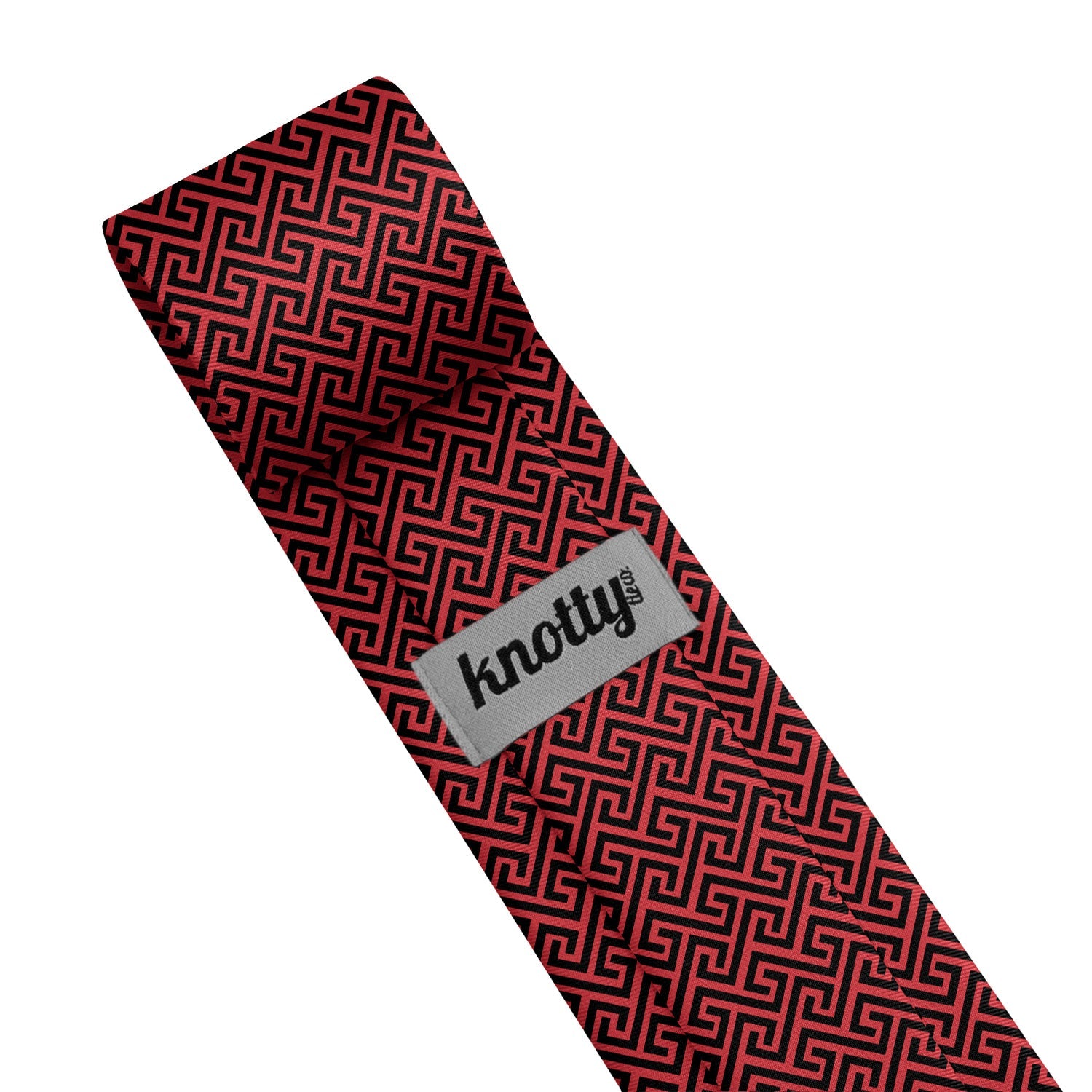 Tatami Geo Necktie - Tag - Knotty Tie Co.
