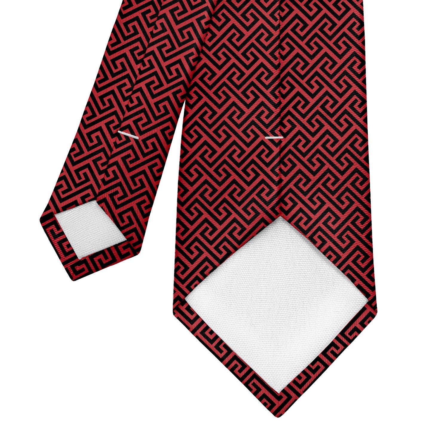Tatami Geo Necktie - Tipping - Knotty Tie Co.
