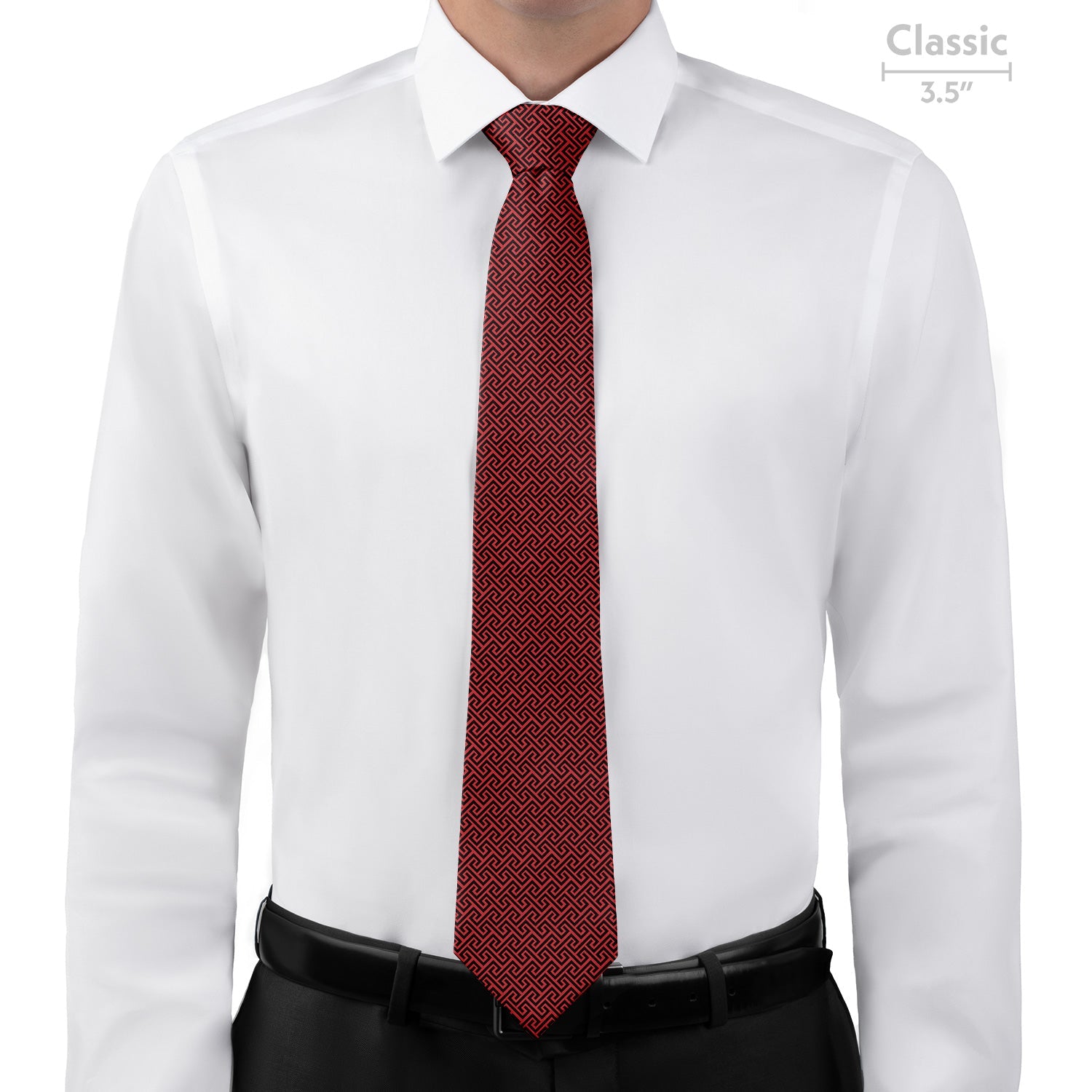 Tatami Geo Necktie - Classic - Knotty Tie Co.