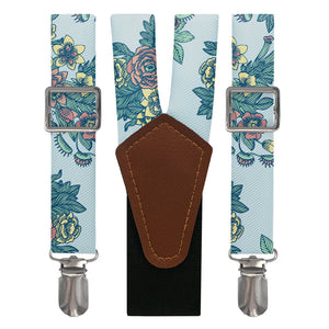 Tattoo Floral Suspenders - Main View - Knotty Tie Co.