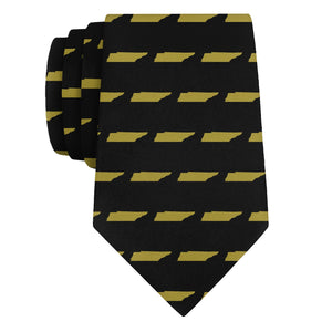 Tennessee State Outline Necktie - Rolled - Knotty Tie Co.