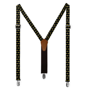 Tennessee State Outline Suspenders - Full Front View - Knotty Tie Co.