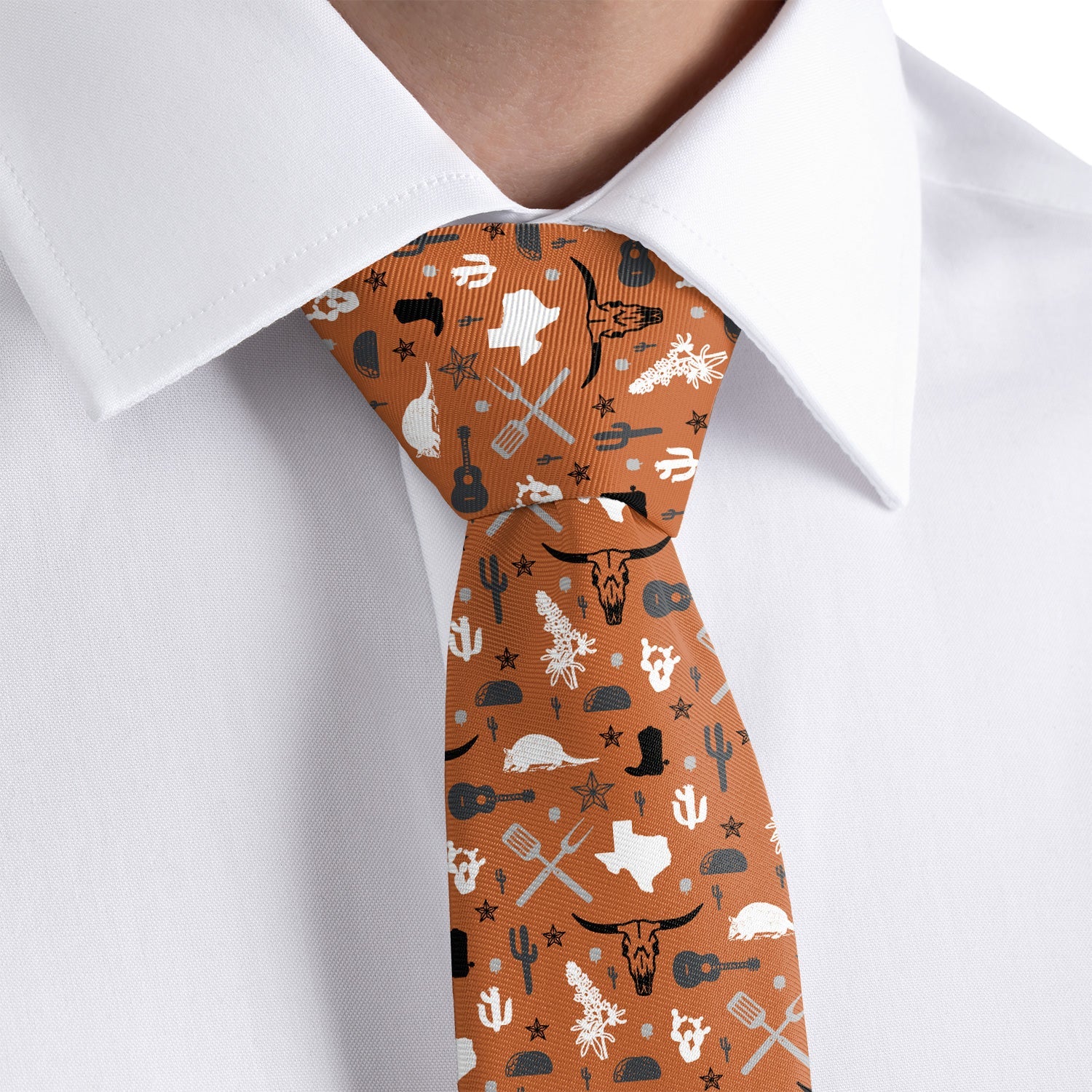 Texas State Heritage Necktie -  -  - Knotty Tie Co.