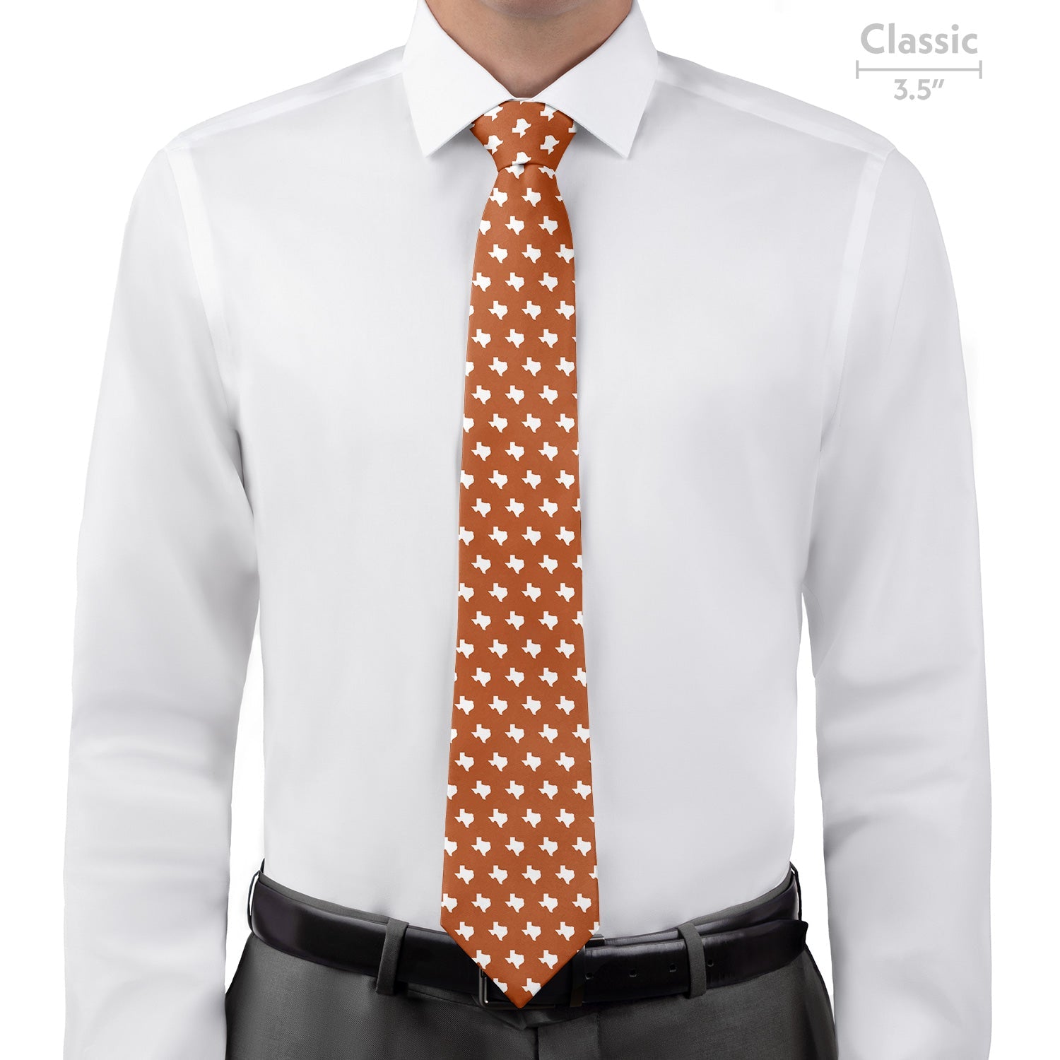 Texas State Outline Necktie - Classic - Knotty Tie Co.