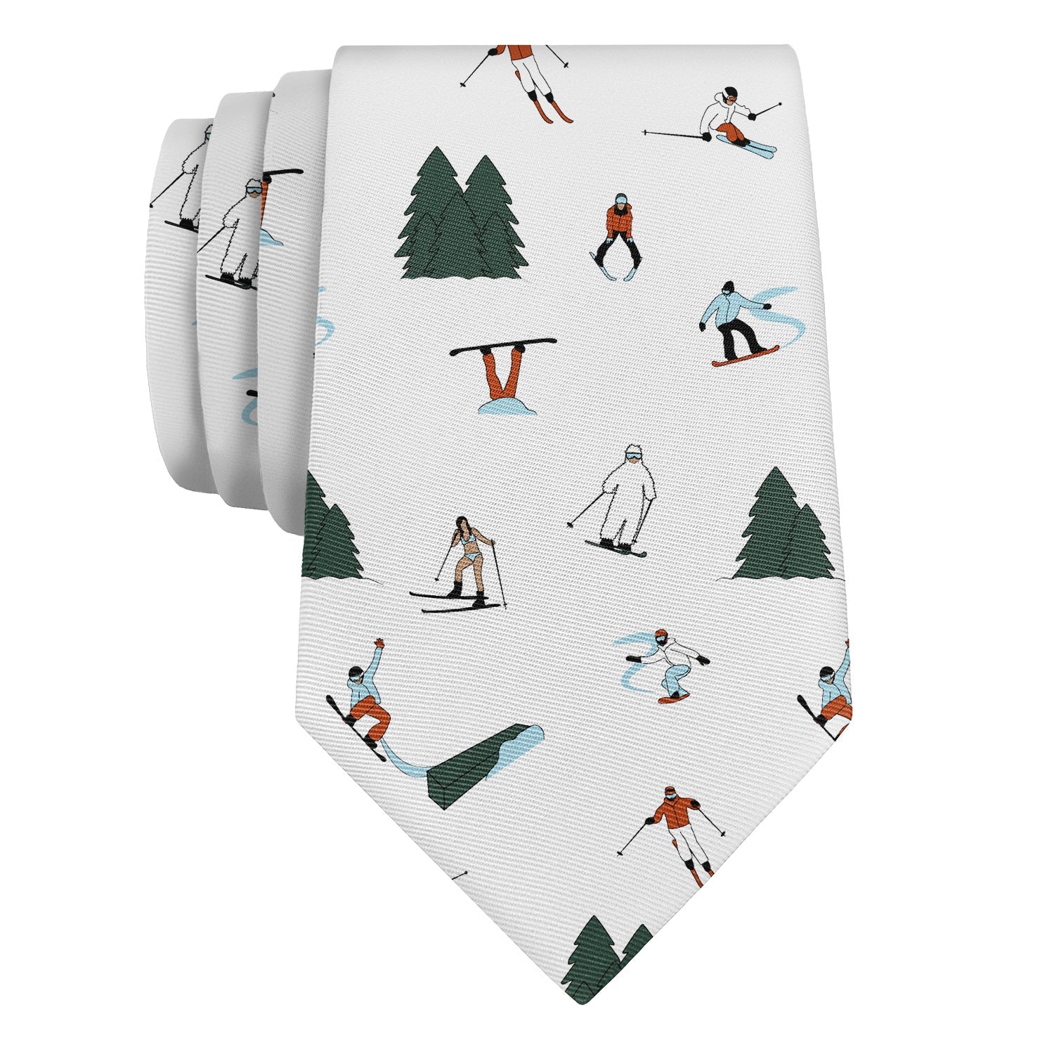 The Slopes Necktie - Rolled - Knotty Tie Co.