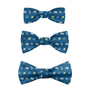 Traveling With Friends Bow Tie - Kids Pre-Tied 9.5-12.5" - Knotty Tie Co.