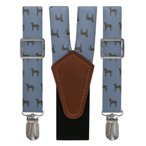 Treeing Tennessee Brindle Suspenders - Main View - Knotty Tie Co.