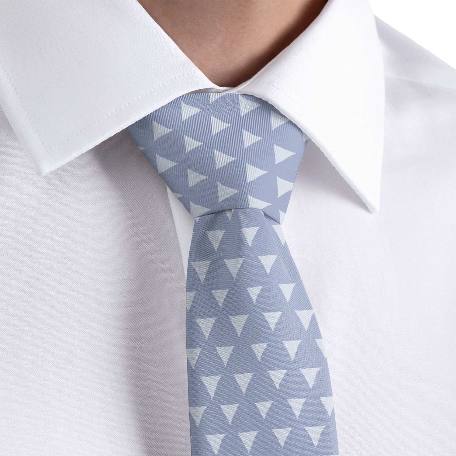 Tri Geo Necktie - Rolled - Knotty Tie Co.