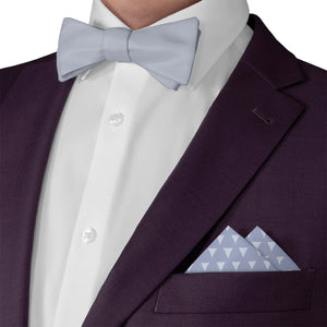 Tri Geo Pocket Square - Matching Bow Tie - Knotty Tie Co.