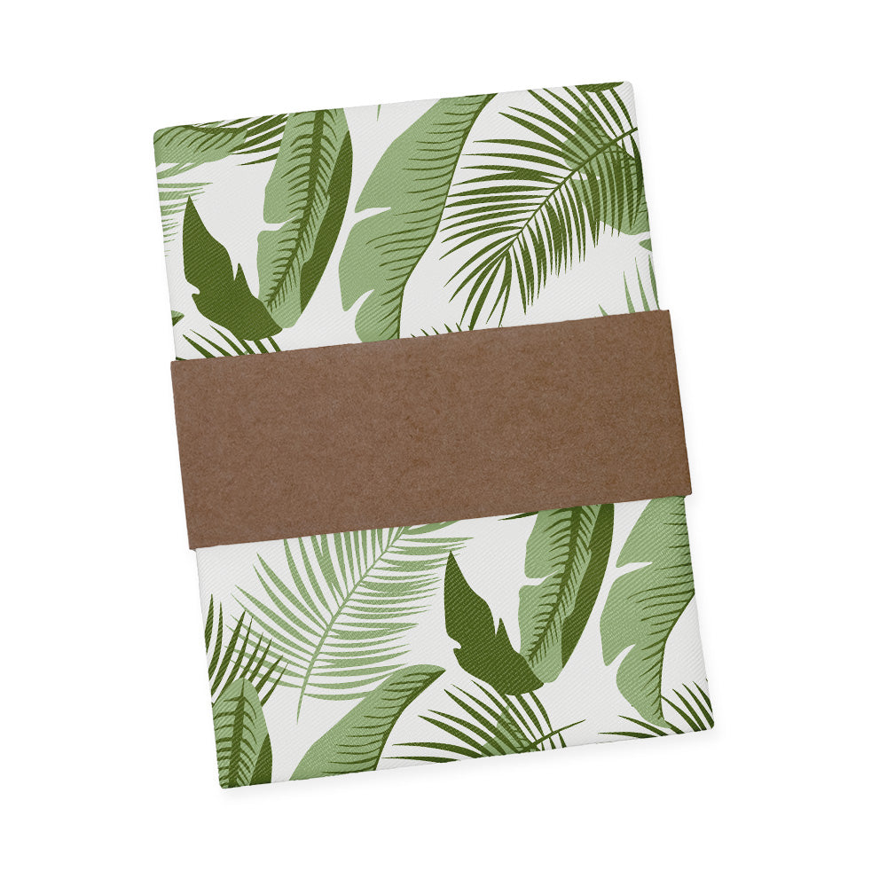 Tropical Leaves Pocket Square - Packaging - Knotty Tie Co.