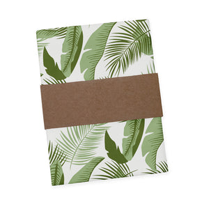 Tropical Leaves Pocket Square - Packaging - Knotty Tie Co.