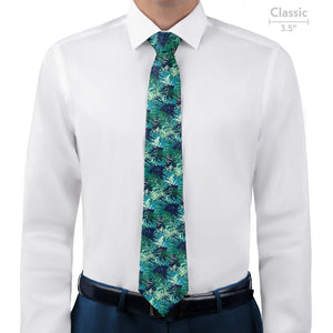 Tropics Floral Necktie - Classic 3.5" -  - Knotty Tie Co.