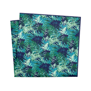 Tropics Floral Pocket Square - 12" Square - Knotty Tie Co.