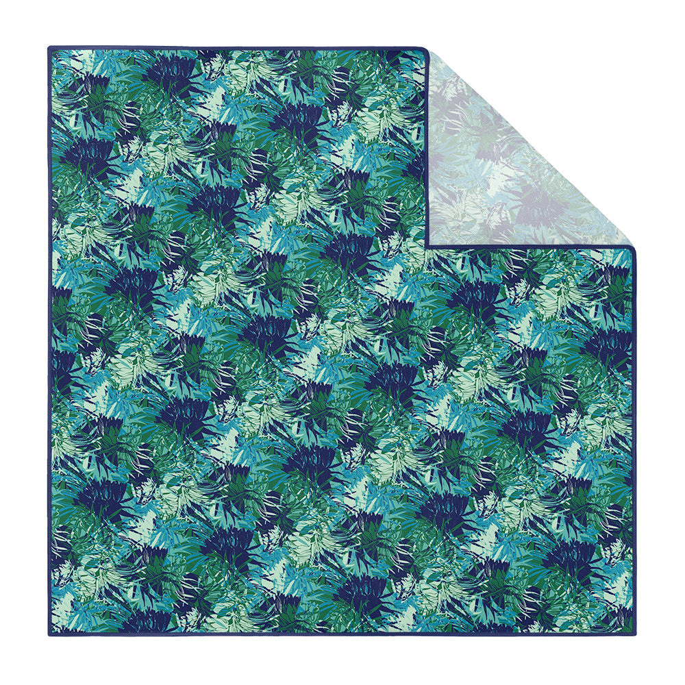 Tropics Floral Pocket Square - Printed - Knotty Tie Co.