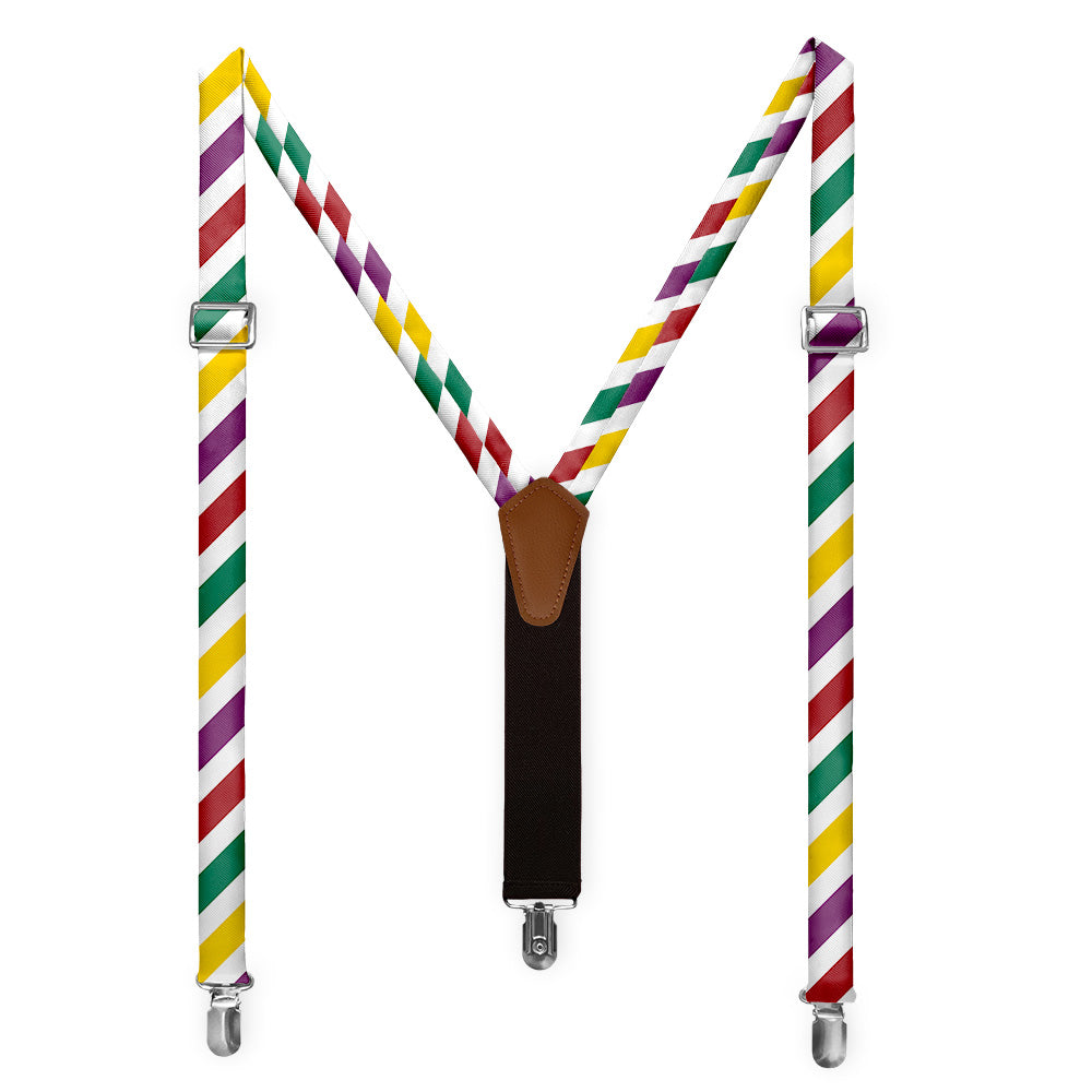 Tutti Frutti Suspenders - Full Front View - Knotty Tie Co.