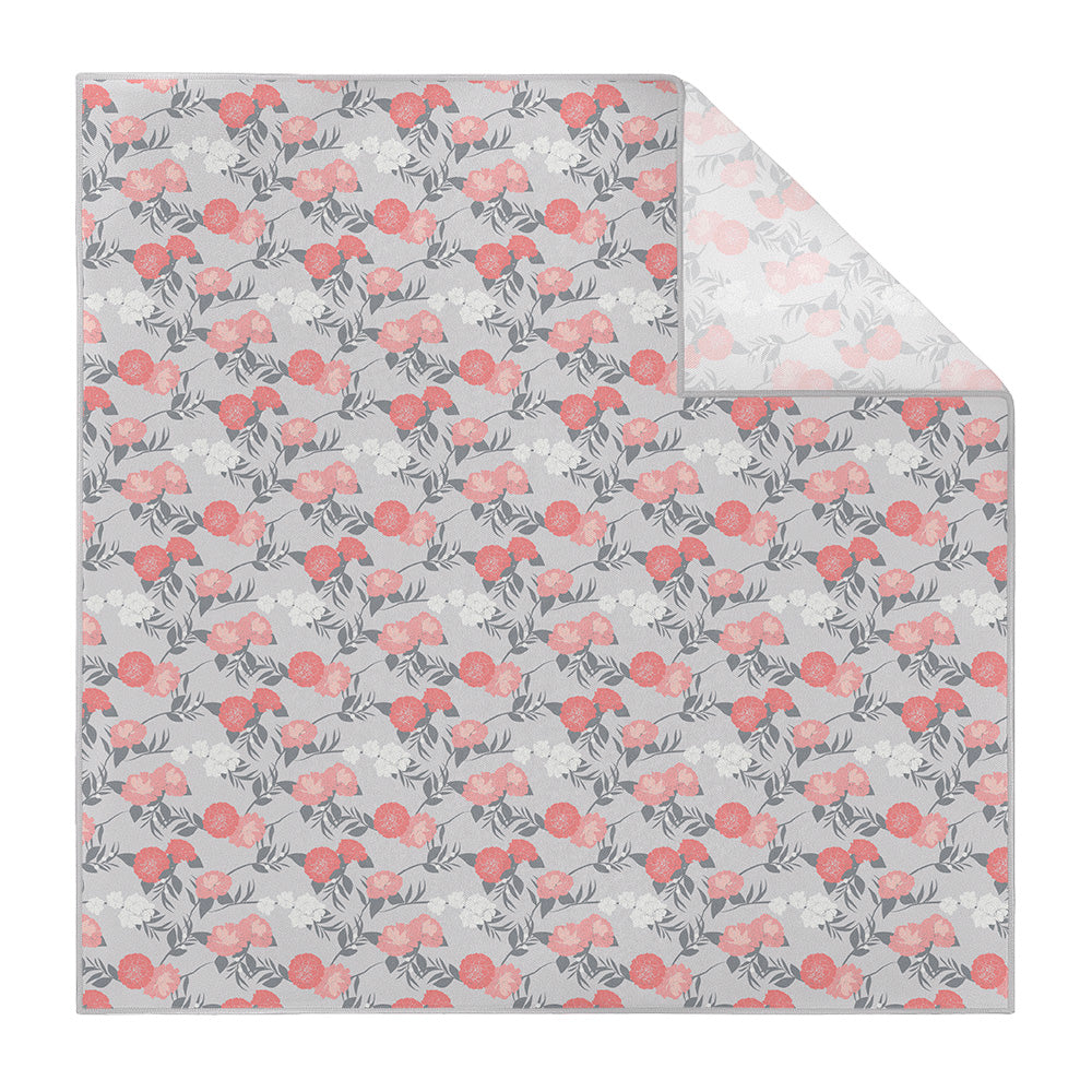 Valencia Floral Pocket Square - Printed - Knotty Tie Co.